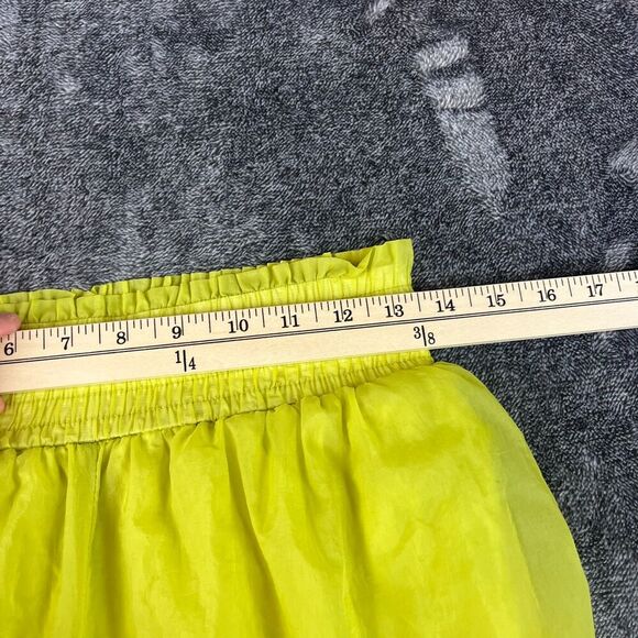 Free People Movement Parachute Balloon Lined Pants Pull On Neon Green S/M *Read - Picture 5 of 15